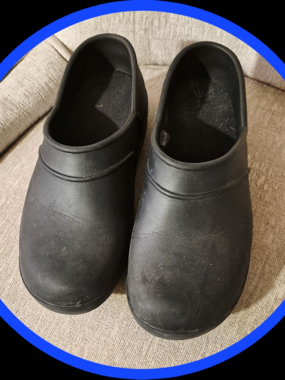 CROCS Women's Black Pro II Work Clogs Slip Resistant & Thick Grip Tread